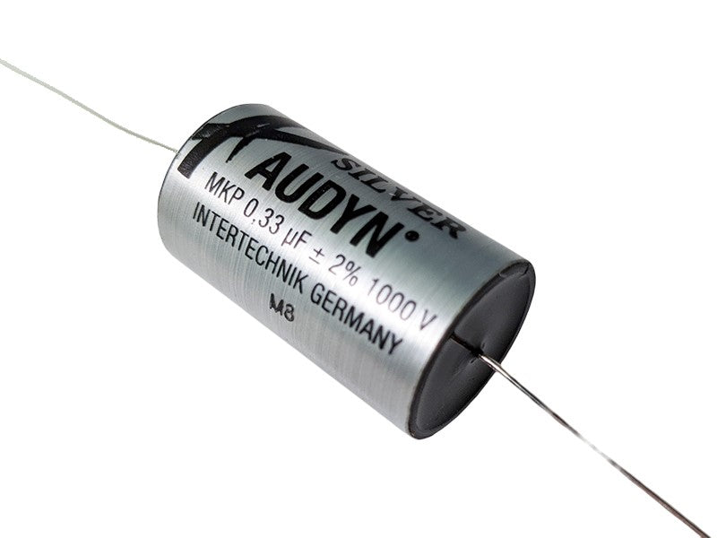 Audyn Capacitor 0.33uF 1000Vdc 2% Tolerance True Silver Series Metalized Silver Polypropylene