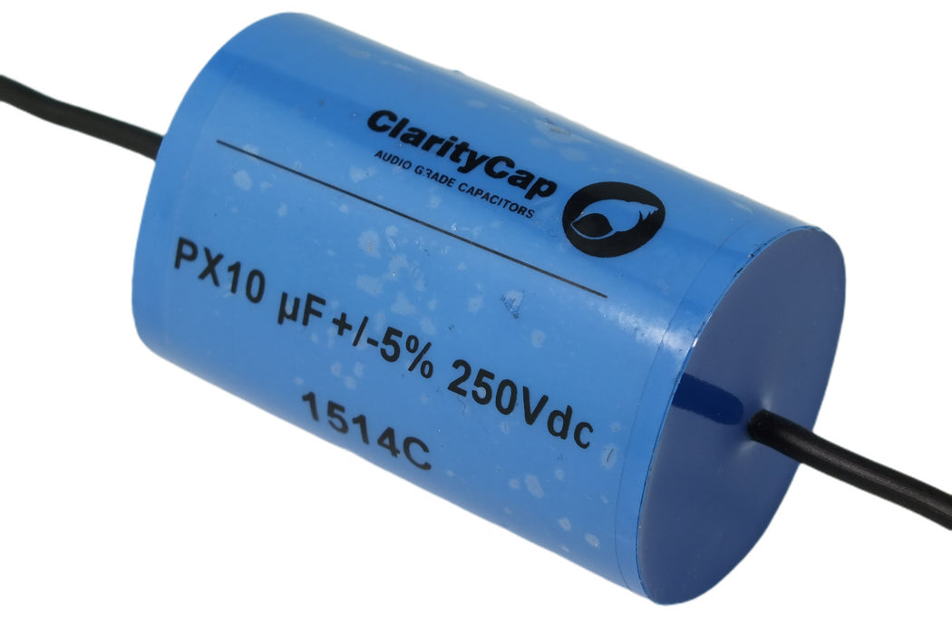 ClarityCap Capacitor 10uF 250Vdc PX Series Metalized Polypropylene