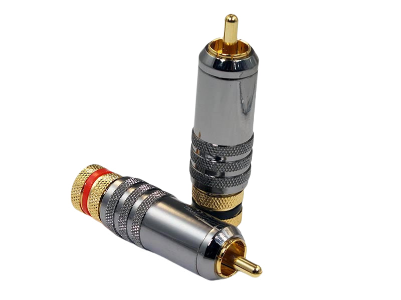 ConneX Connector RCA Male Plugs ''WBT'' Solder Style