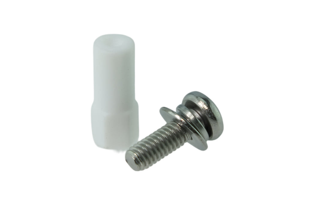 ConneX Nickel Plated Brass Pin with Teflon Supporting Base - M4 Screw