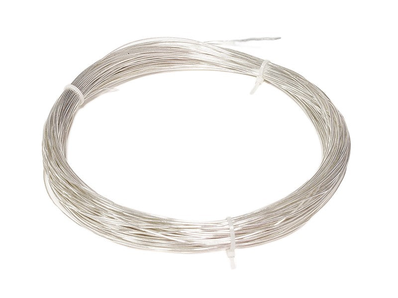 ConneX 24awg (0.5mm) 6N Pure Silver/Clear Teflon Solid Core Hook-Up Wire