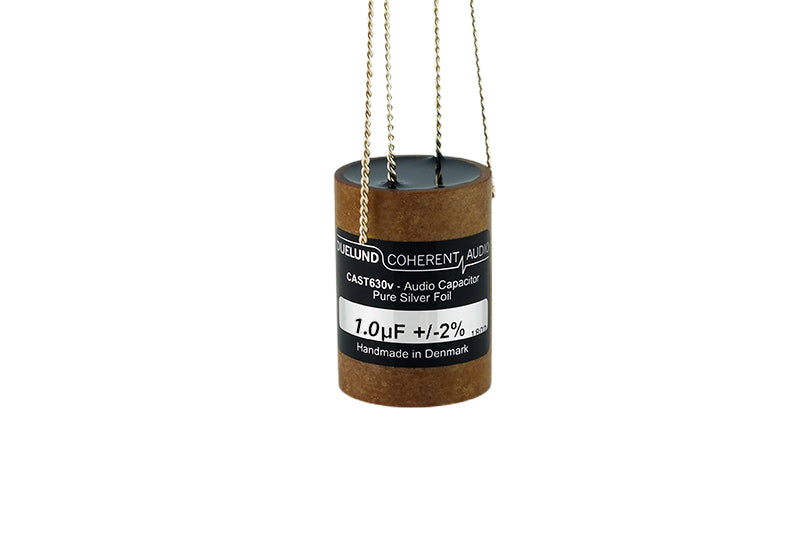 Duelund Capacitor 1.0uF 630Vdc CAST-PIO-Ag Series Silver Foil Wax Paper Oil