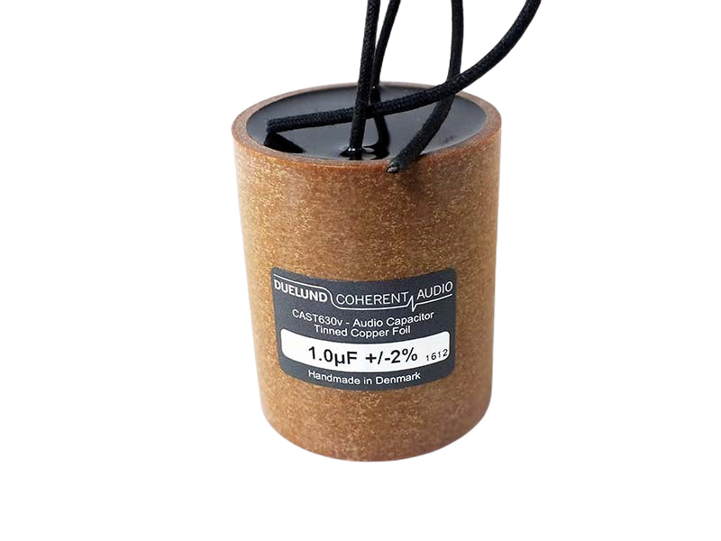 Duelund Capacitor 1.0uF 630Vdc CAST-PIO-Sn/Cu Series Tinned Copper Foil Wax Paper Oil
