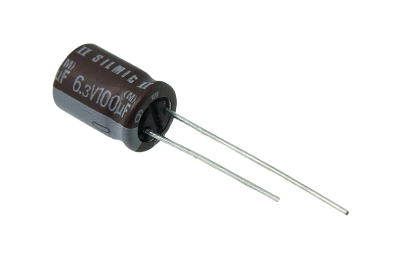 Elna Electrolytic Capacitor 100uF 6.3Vdc RFS Series Radial