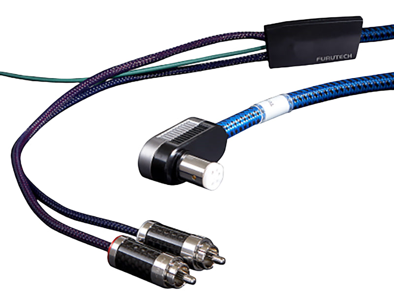 Furutech AG-16 High Performance PHONO Tonearm Cable DIN ANGLE to RCA (1.1M)