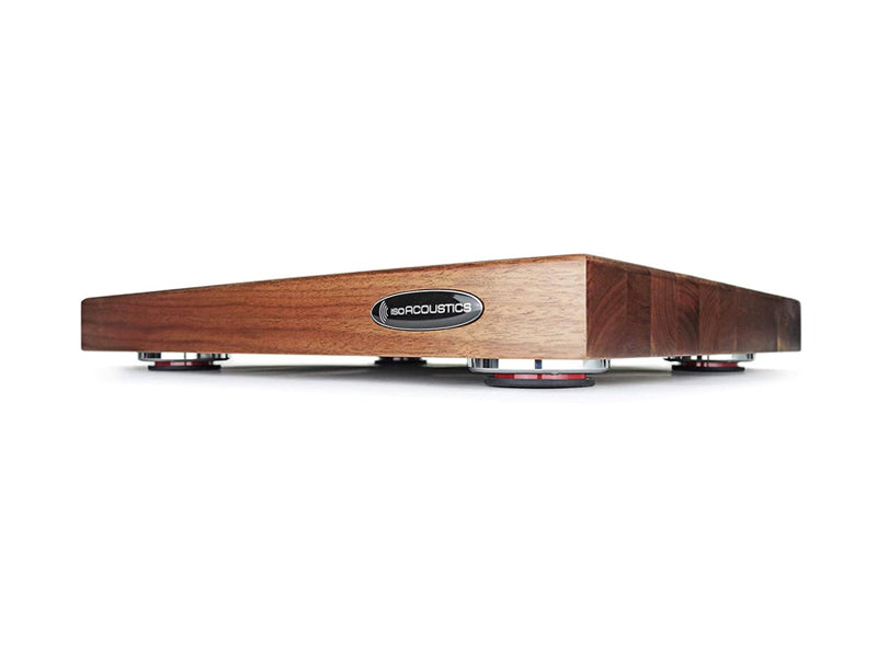 IsoAcoustics Isolation Devices Delos 1815W2 Series The Floating Island 18x15x3" Walnut