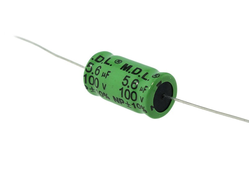 Jantzen Electrolytic Capacitor 5.60µF 100VDC M.D.L. Series Non-Polar "Discontinued"
