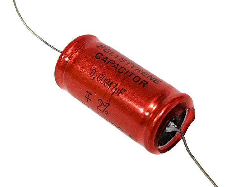 Jensen Capacitor 0.00047uF (470pF) 200 1% ATTE Series Aluminum Foil Polystyrene Axial