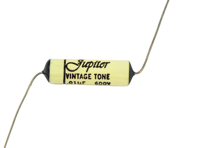 Jupiter Capacitor 0.01uF 600Vdc Yellow Vintage Tone Series Aluminum Foil Mylar