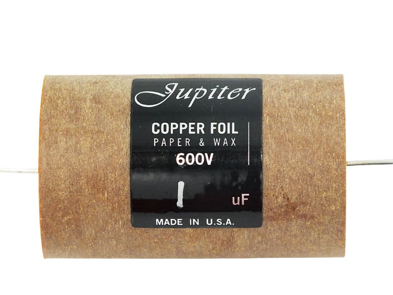 Jupiter Capacitor 1uF 600Vdc Copper Foil Paper & Wax Series