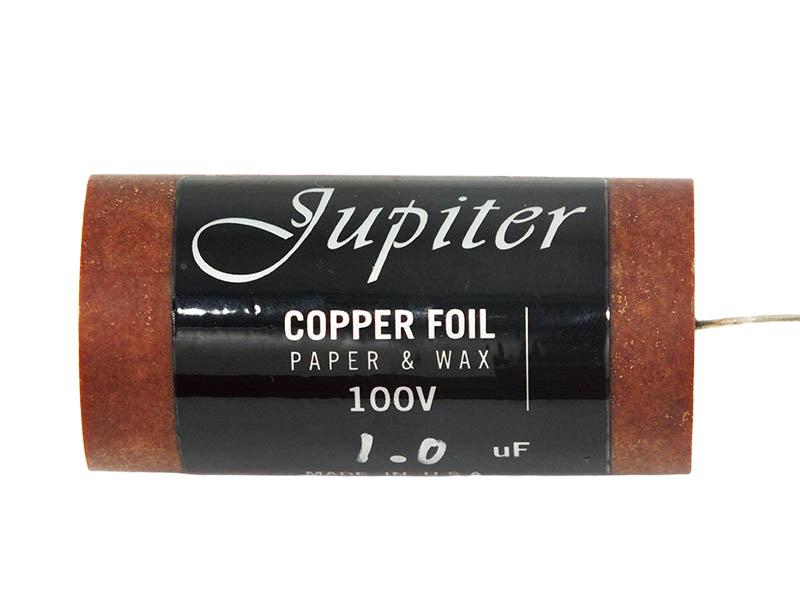 Jupiter Capacitor 1uF 100Vdc Copper Foil Paper & Wax Series — Parts  Connexion