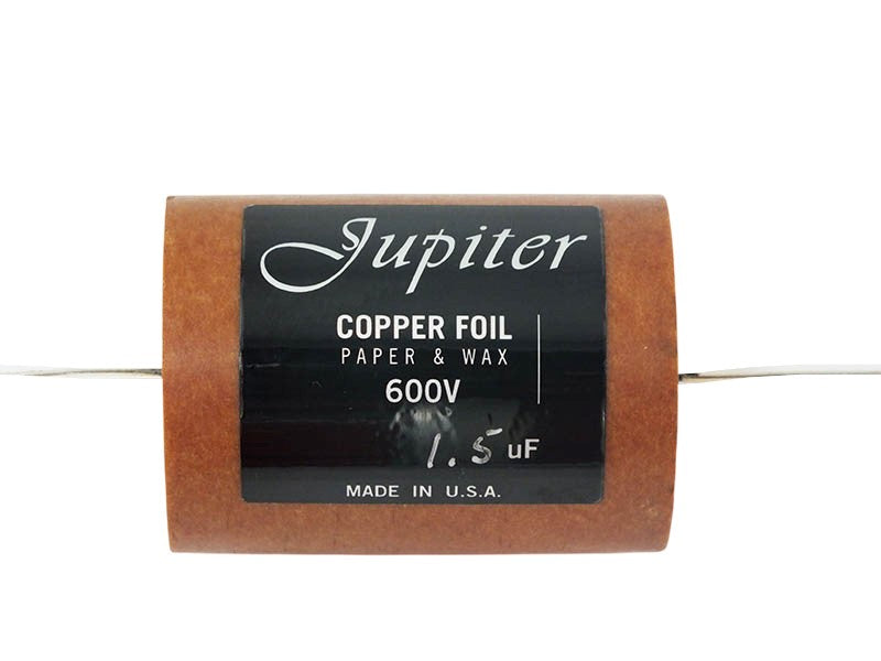 Jupiter Capacitor 1.5uF 600Vdc Copper Foil Paper & Wax Series