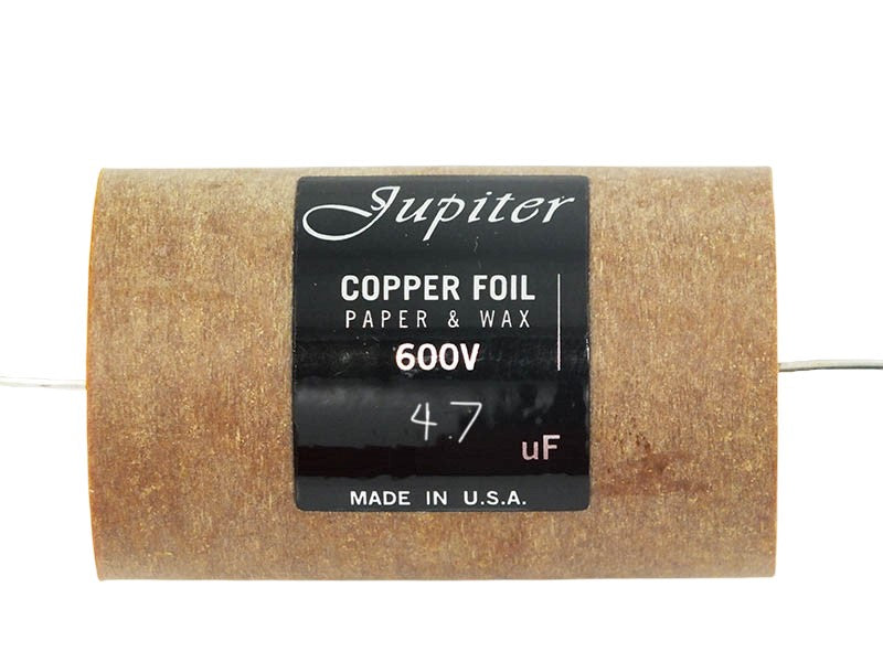 Jupiter Capacitor 4.7uF 600Vdc Copper Foil Paper & Wax Series