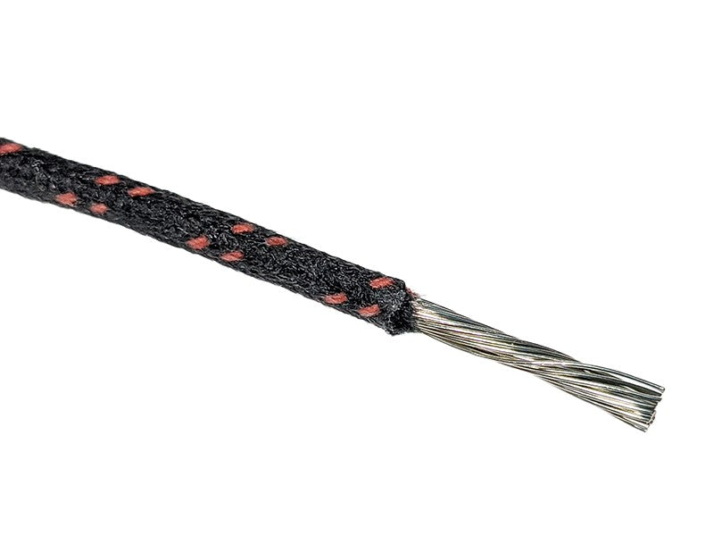 Jupiter 12awg Tinned Multistrand Copper in Cotton Hook-Up Wire Black/Red