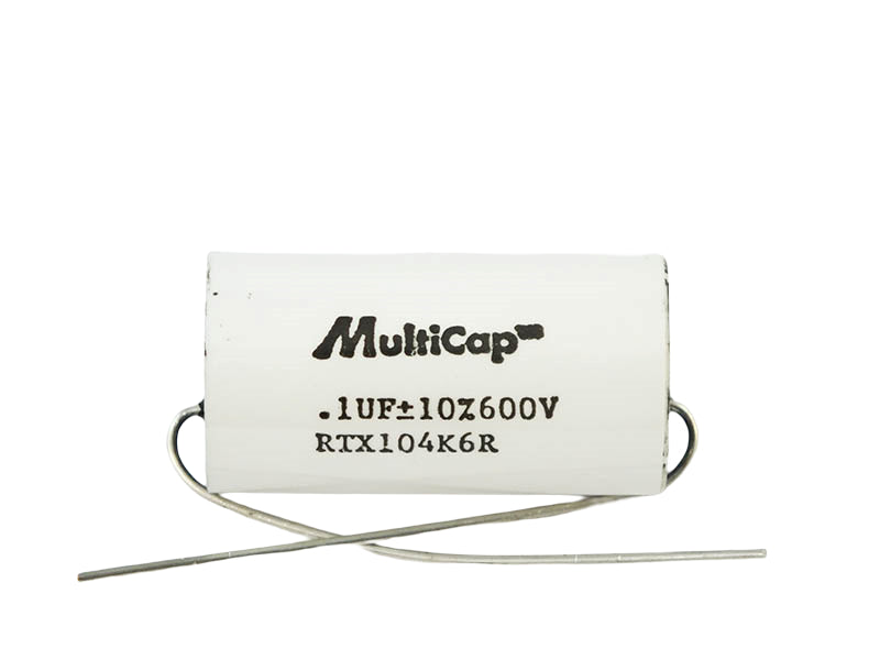 MultiCap Capacitor 0.1uF 600Vdc RTX Series Polystyrene Tin Foil