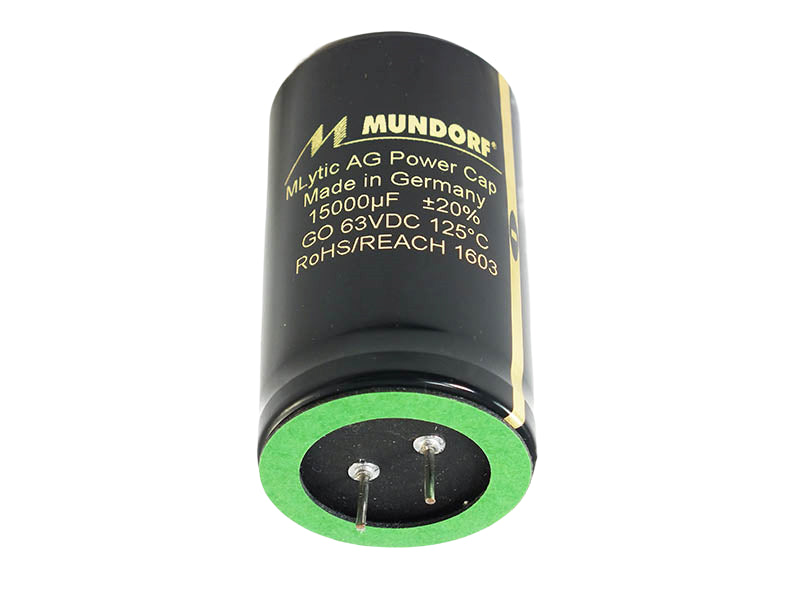 Mundorf Electrolytic Capacitor 15000uF 63Vdc MLytic® AG MLGO Series Polar Radial