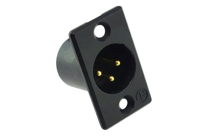 Neutrik Connector NC3MP-B 3 Pin Male XLR
