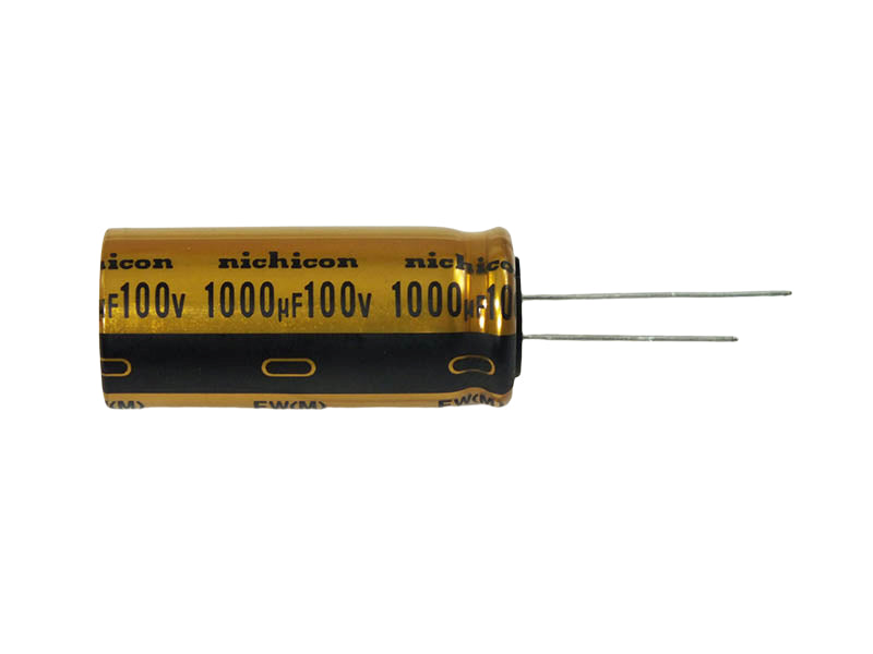 Nichicon Electrolytic Capacitor 1000uF 100Vdc FW Series Radial