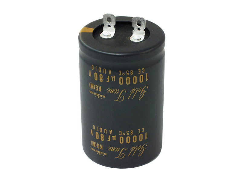 Nichicon Electrolytic Capacitor 10000uF 80Vdc KG Gold Tune Series Radial