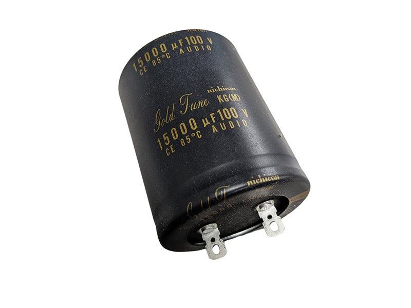 Nichicon Electrolytic Capacitor 15000uF 100Vdc KG Gold Tune Series Radial