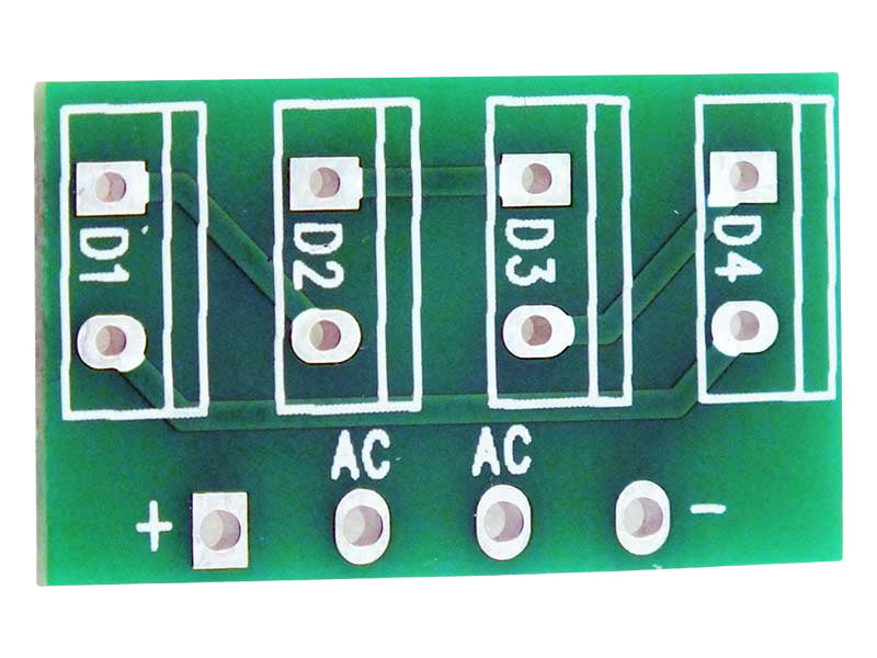 Discrete Bridge Rectifier PCB - TYPE 2 (TO-220 Radial Style)