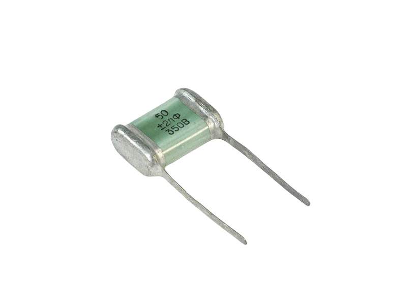 Russian Capacitor 50pF 350Vdc Mil-Spec SGMZ-A Series Silver Mica