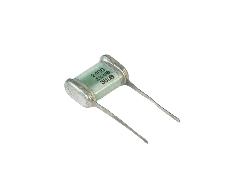 Russian Capacitor 2400pF 350Vdc Mil-Spec SGMZ-A Series Silver Mica