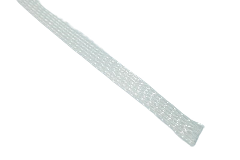 Sleeving TECHFLEX 1/4" Natural / Clear Polyester Expandable Mesh Sleeving