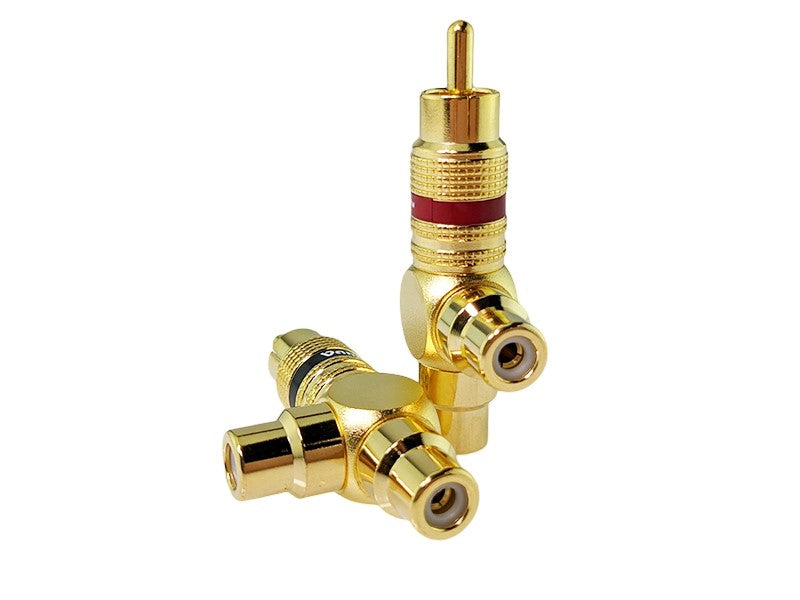 Vampire Connector Y RCA Series (1 Male to 2 Female) Adapter