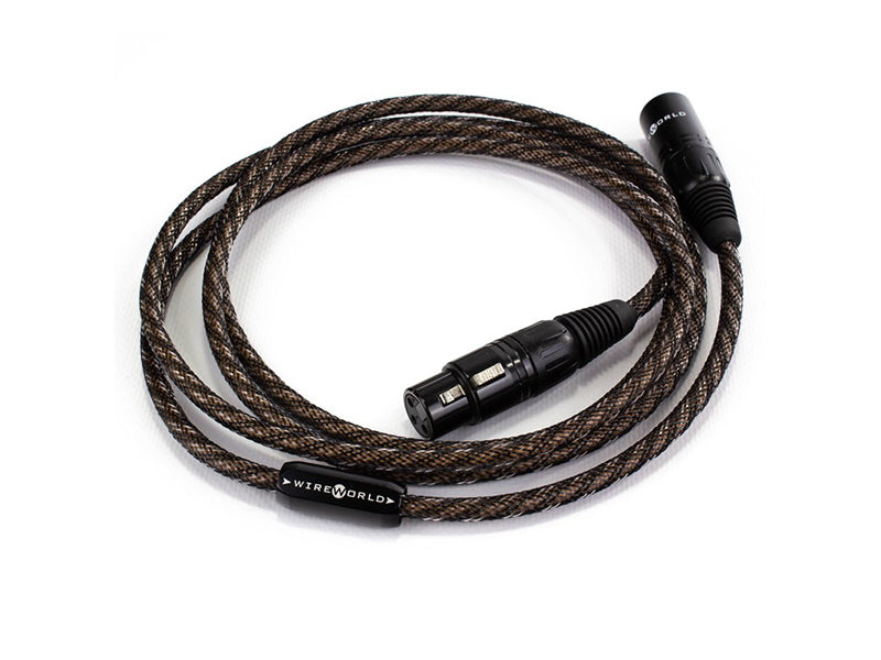 WireWorld Micro Eclipse 8 Series Female Tonearm Terminated Cable DIN/RCA Male 1.0M